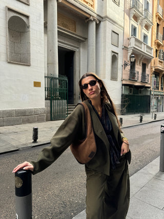  Anavi Saco Suede Bag Camel