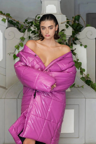  Baum und Pferdgarten Delaware Pink Puffer Coat