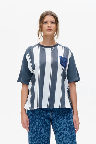  Baum und Pferdgarten Juul Baritone Blue Football T-shirt