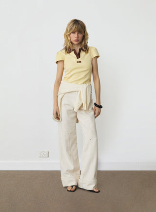  Laagam Erya Butter Polo T-shirt