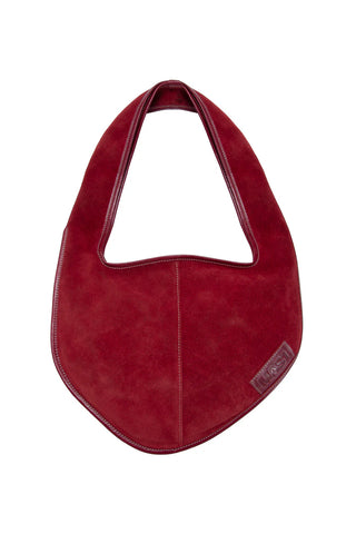  Mas1 Saco Suede Bag Burgundy