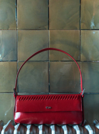  Laagam Miranda Red Braided Bag