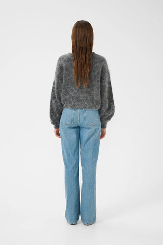  Gestuz Gzdebbie Charcoal Melange Cardigan