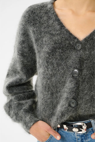  Gestuz Gzdebbie Charcoal Melange Cardigan