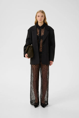  Gestuz Gzedea Black Lace Pants