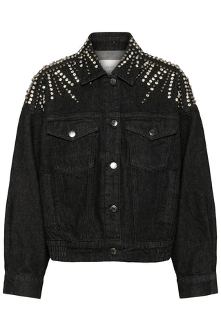  Gestuz Gzlee Black Denim Jacket