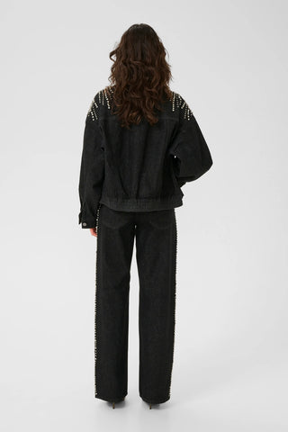  Gestuz Gzlee Black Denim Jacket