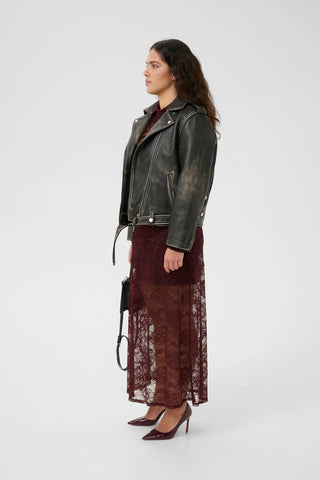  Gestuz Gzrylee Black Leather Jacket