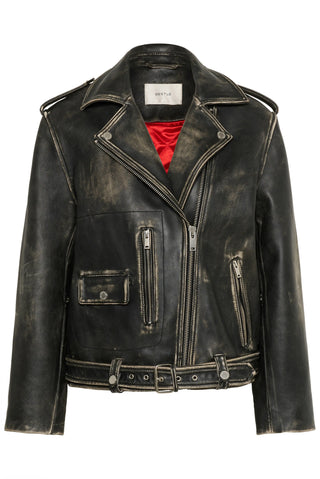  Gestuz Gzrylee Black Leather Jacket