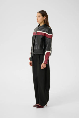  Gestuz Gzyvette Black Leather Jacket