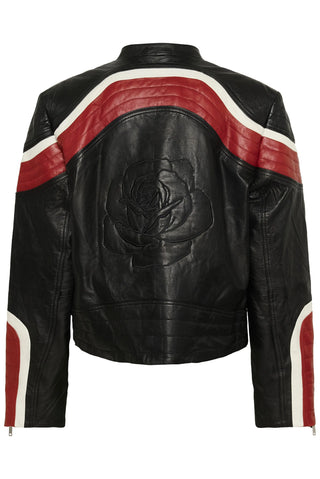 Gestuz Gzyvette Black Leather Jacket