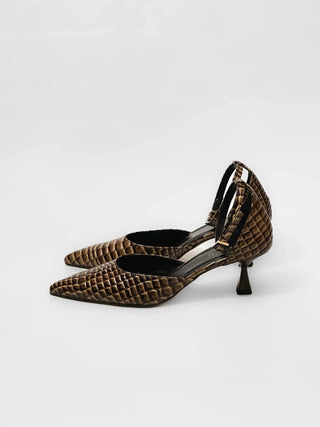  Kirò Décolleté Croco Brown