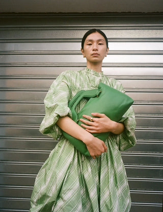  Aim Handmade in Italy Large Alice Pecan Bag