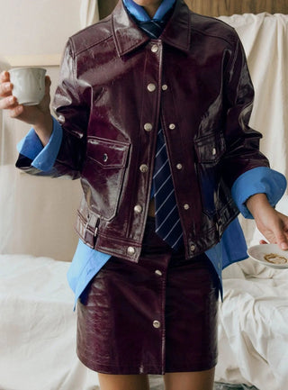  Laagam Bruna Plum Jacket