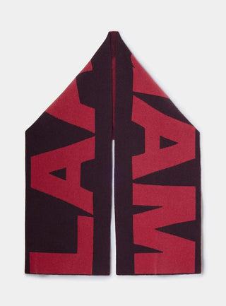 Laagam Damson Plum Logo Scarf