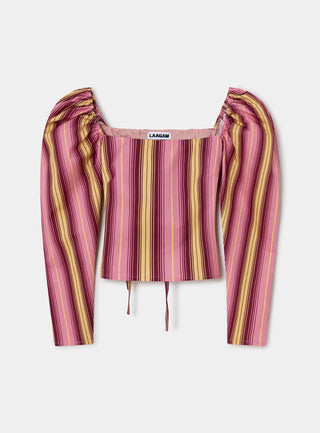  Laagam Brigitte Striped Blouse