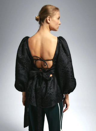  Laagam Cecile Black Blouse