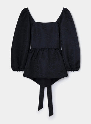  Laagam Cecile Black Blouse