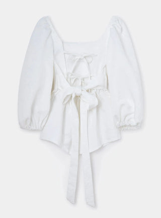  Laagam Cecile White Blouse