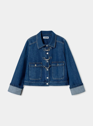  Laagam Dalston Indigo Denim Jacket