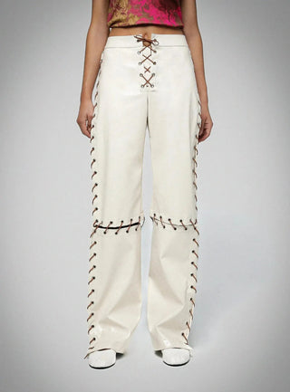  Laagam Frank Lace Up Pants