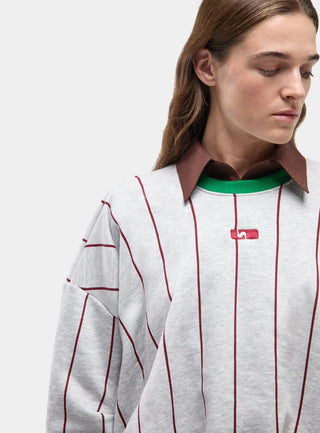  Laagam Kelly Grey Striped Sweatshirt
