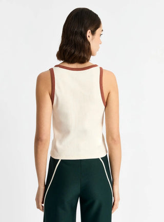  Laagam Kelsi Ecru Tank Top