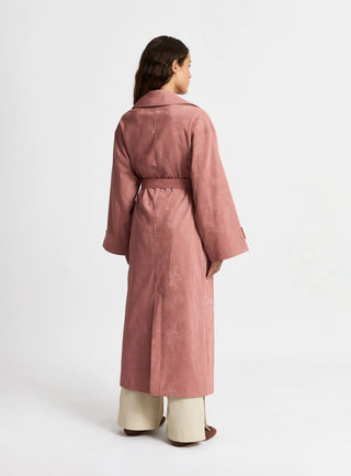  Laagam Londres Pink Textured Trench