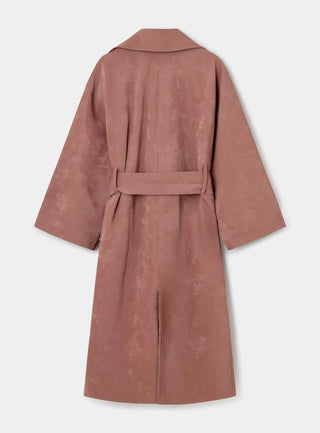  Laagam Londres Pink Textured Trench