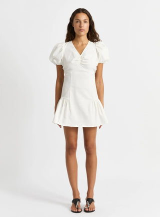  Laagam Millie White Short Dress