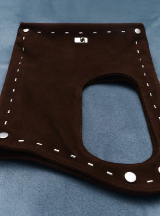  Laagam Nalia Brown Suede Bag
