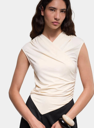  Laagam Selene Black & Ecru Midi Dress