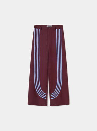  Laagam Zion Burgundy Pants