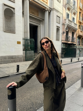  Mas1 Saco Suede Bag Camel