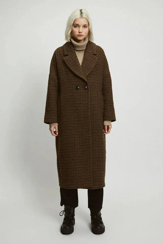  Rita Row Cedar Checkered Coat