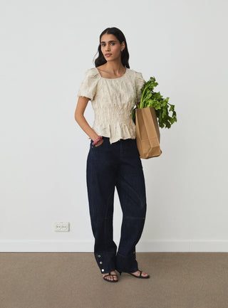  Laagam Vaiana Ecru Blouse