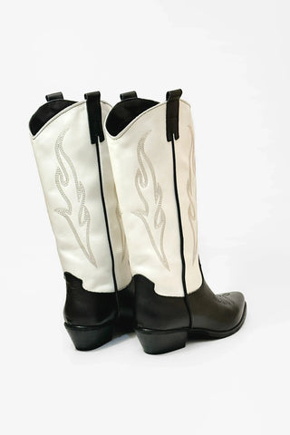  Way Out London Bicolor Texan Boot