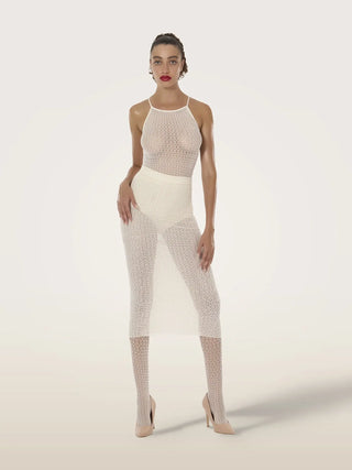  Wolford Daisy Net Skirt