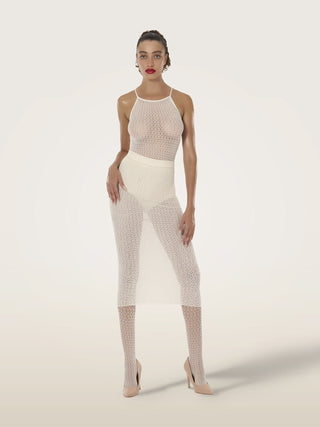  Wolford Daisy Net Skirt