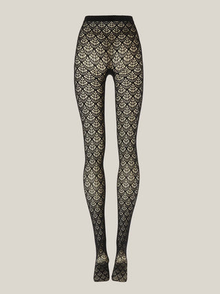  Wolford Mermaid Net Tights Black