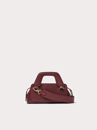Aim Handmade in Italy Olivia Micro Burgundy Bag - Anavi