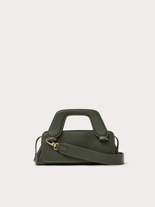 Aim Handmade in Italy Olivia Mini Grain Khaki Bag - Anavi