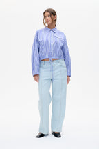 Wedge Blue Stripe