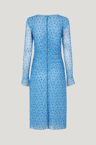 Baum und Pferdgarten Janis Light Blue Mini Rose Dress - Anavi