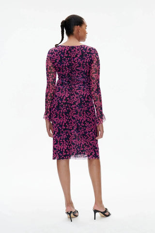 Baum und Pferdgarten Janis Pink Flower Splash Dress - Anavi