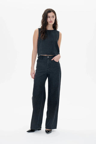 Baum und Pferdgarten Jeans Nini Black Pinstripe Denim Jeans - Anavi