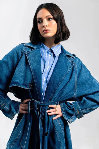 Baum und Pferdgarten Trench Delilah Denim Trench - Anavi