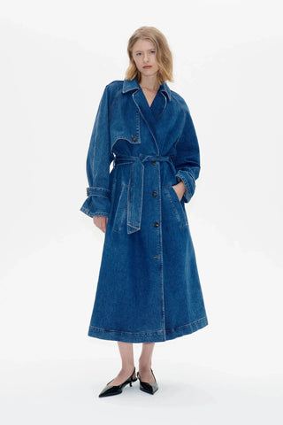 Baum und Pferdgarten Trench Delilah Denim Trench - Anavi