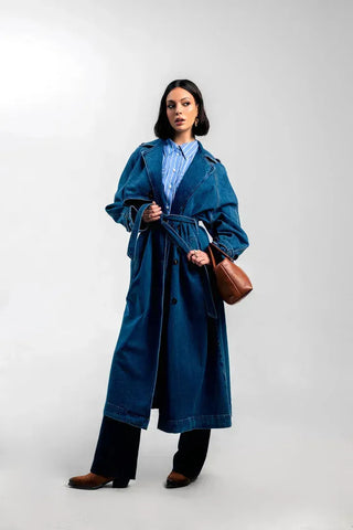 Baum und Pferdgarten Trench Delilah Denim Trench - Anavi