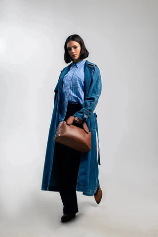 Baum und Pferdgarten Trench Delilah Denim Trench - Anavi